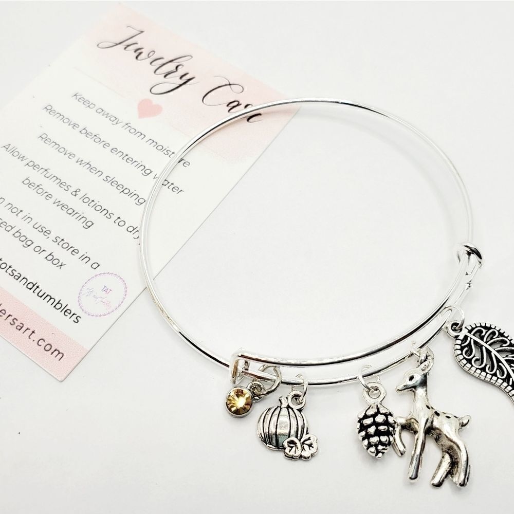 Fall Favorites Adjustable Bangle Bracelets